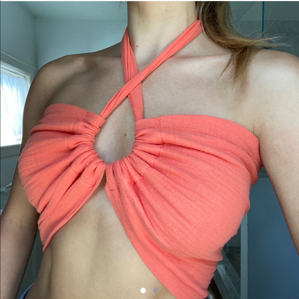 Orange Crop Top